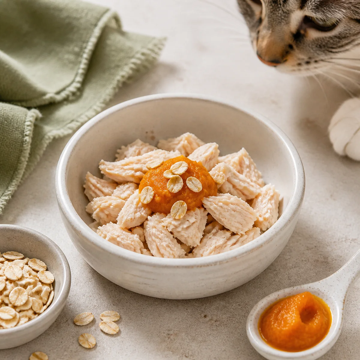 Plain Tuna Flake Cat Topper