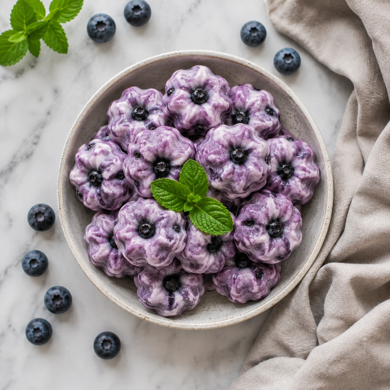 2-Ingredient Kefir Blueberry Frozen Bites for Dogs step 6