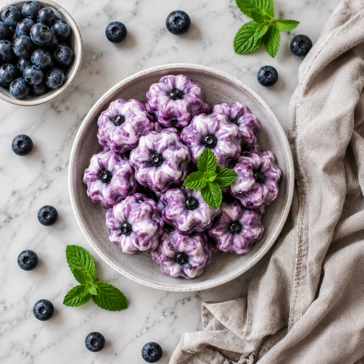 2-Ingredient Kefir Blueberry Frozen Bites for Dogs step 7