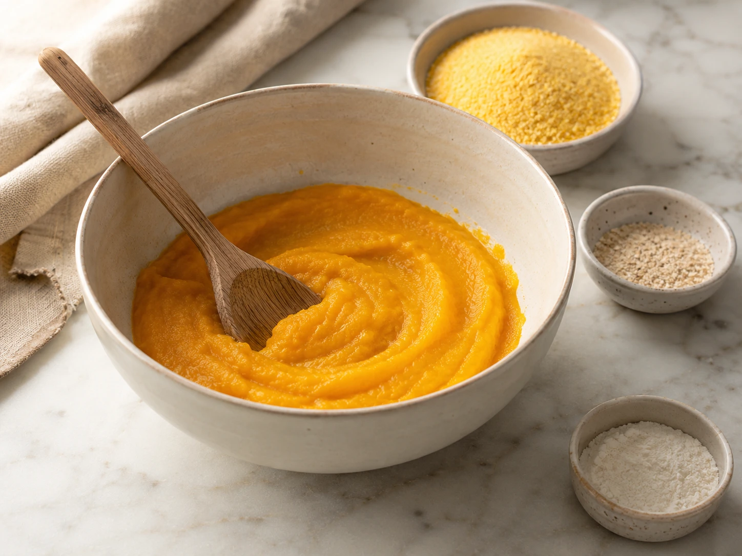 Air-Fried Butternut Squash Polenta Fingers for Dogs step 1