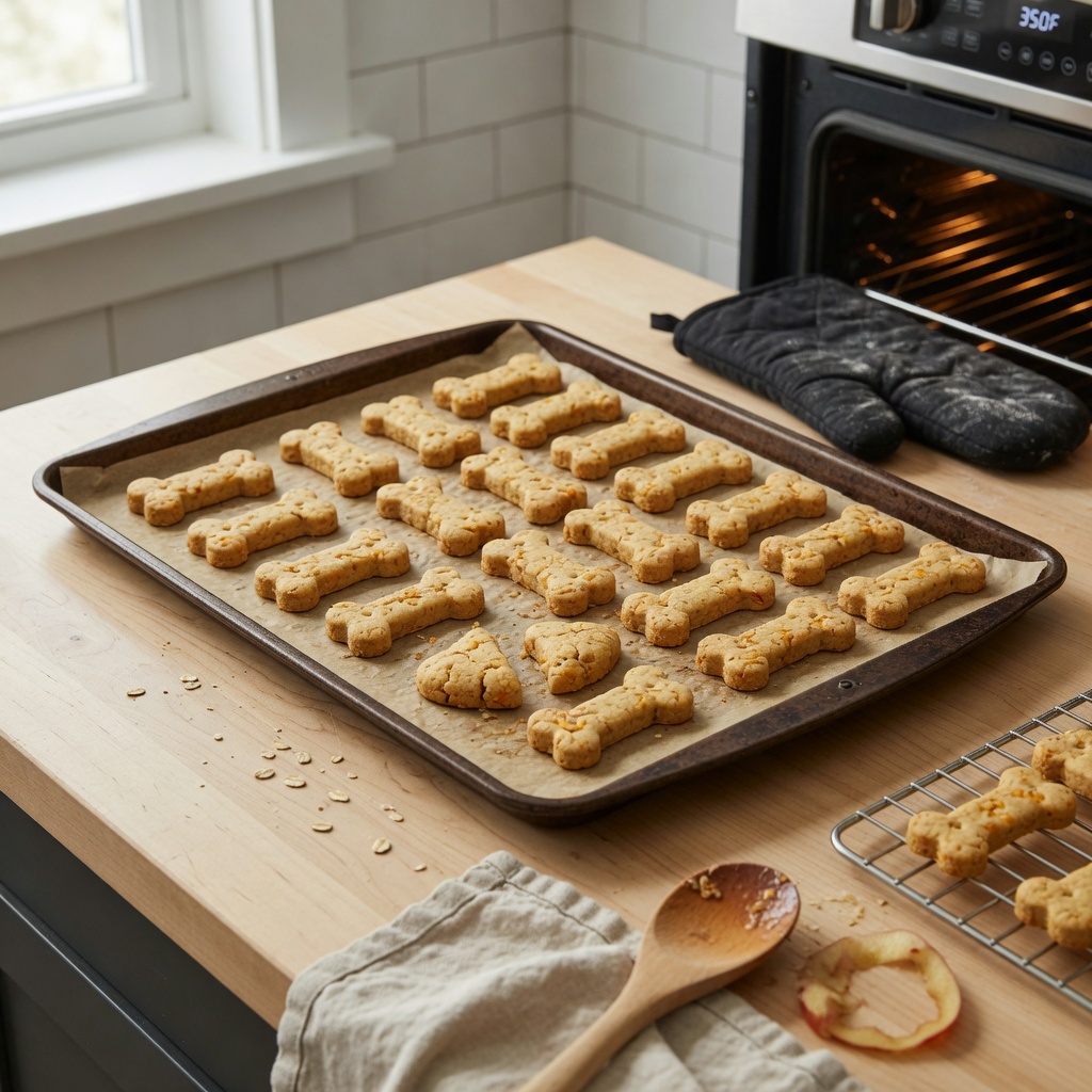 Apple Cheddar Dog Biscuits for Holiday Gifting step 6