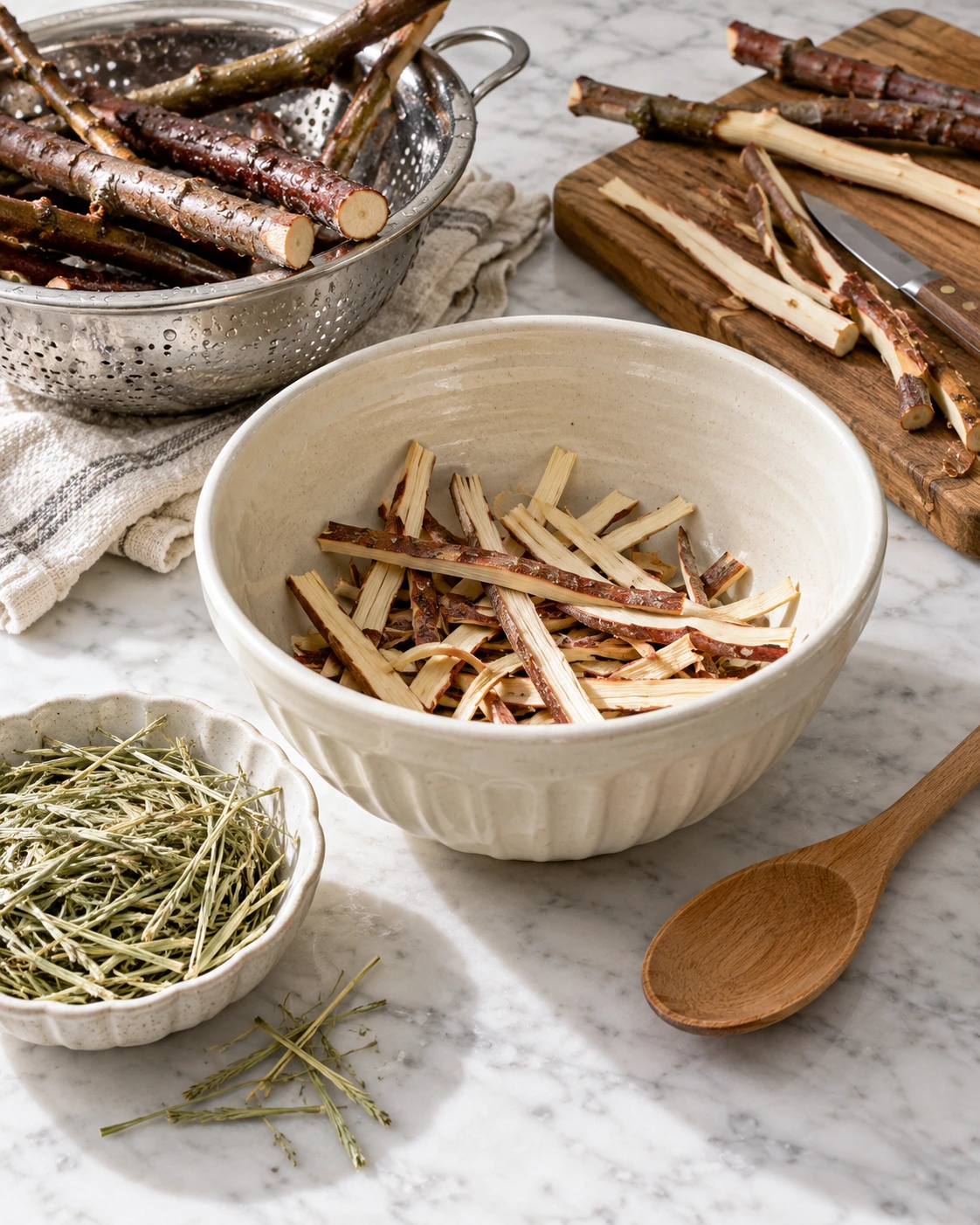 Applewood Herb Chew Mats for Guinea Pigs: A Simple Foraging Snack step 1