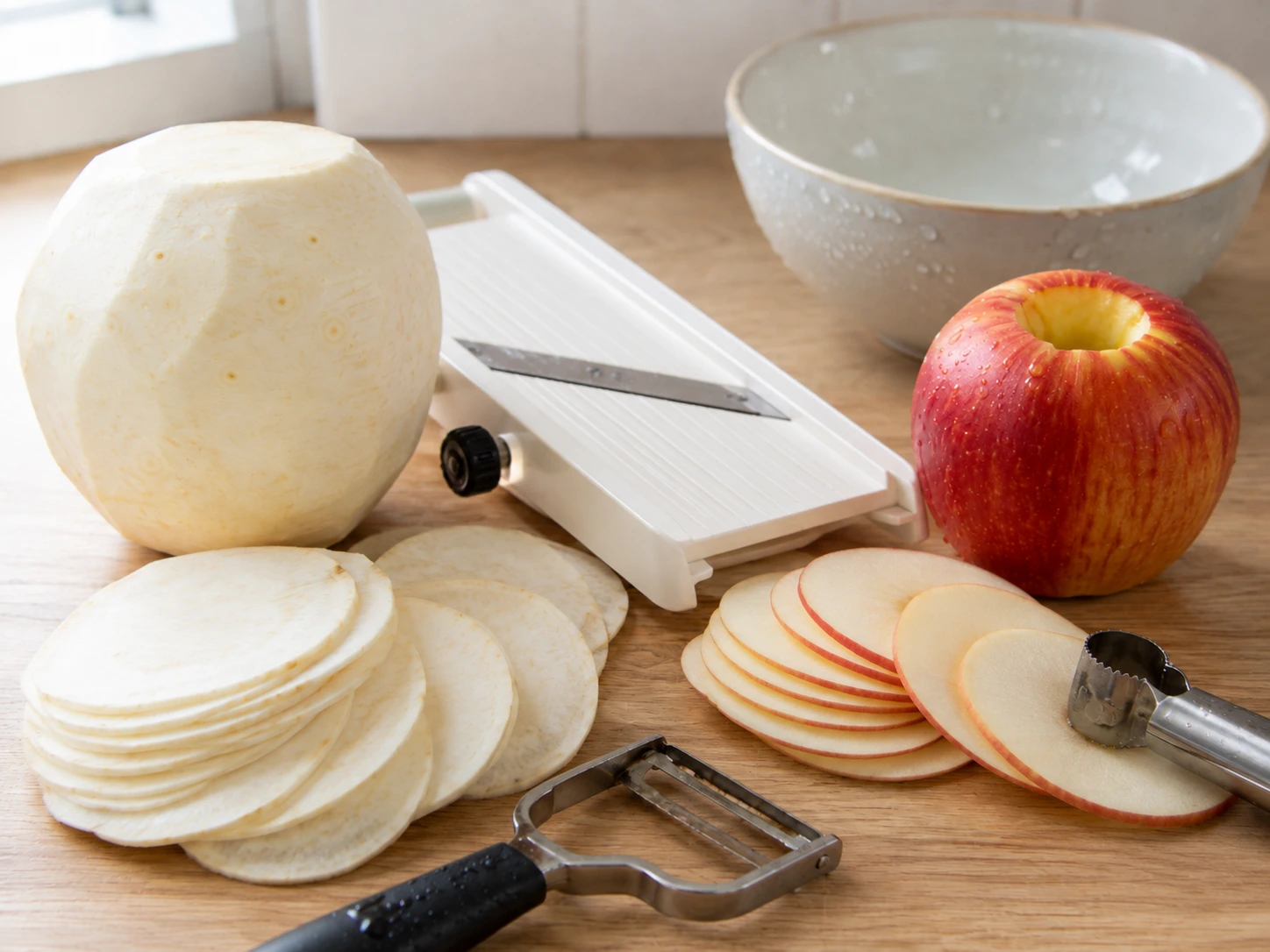 Baked Celery Root & Apple Crisps: a Wholesome, Low-Calorie Dog Treat