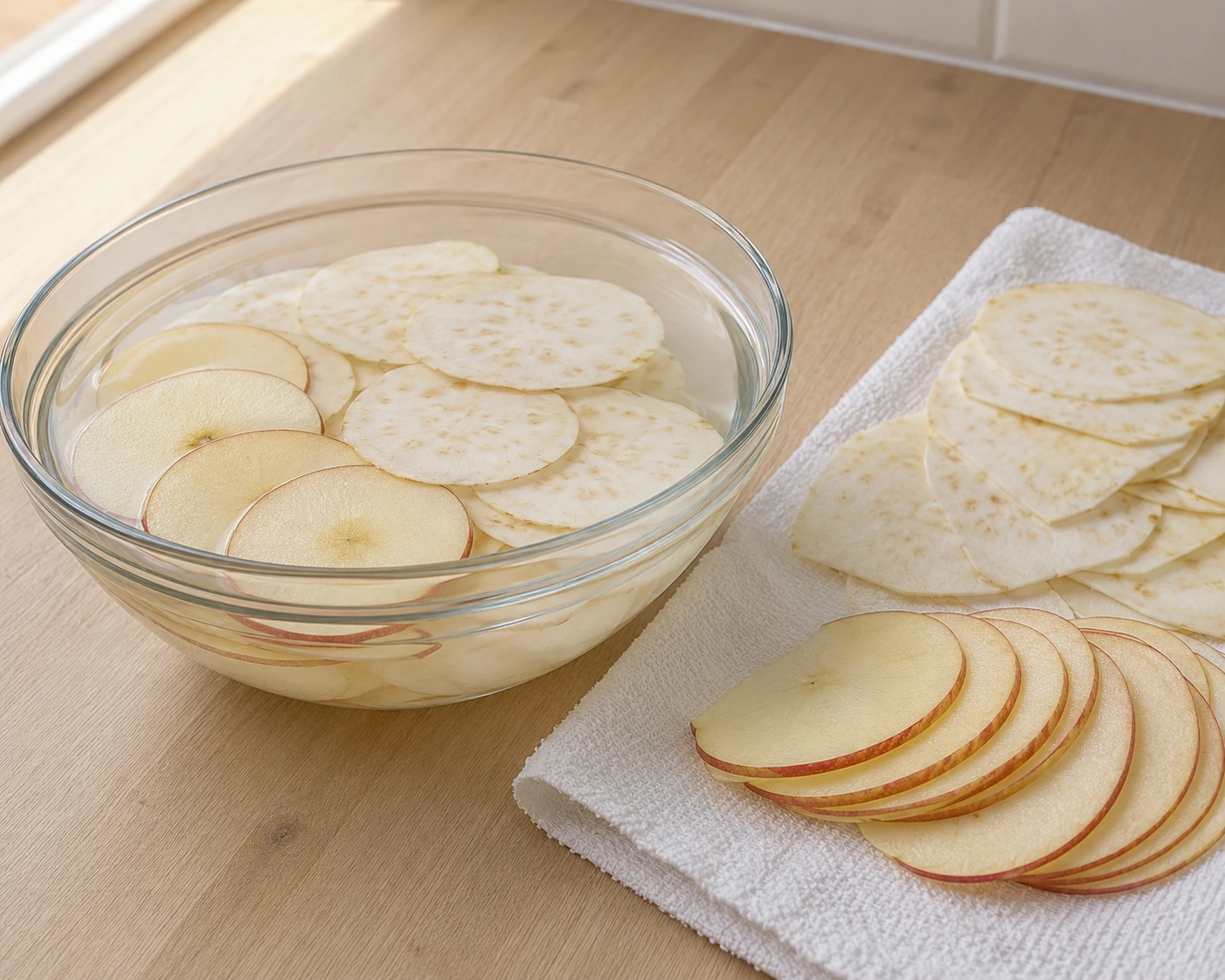 Baked Celery Root & Apple Crisps: A Wholesome, Low-Calorie Dog Treat step 3