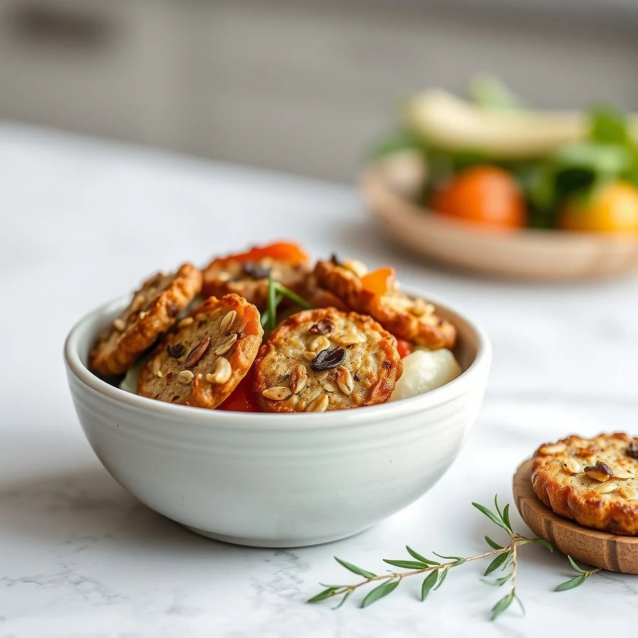 Baked Foraging Seed & Veggie Disks: Engaging Treats for Happy Pets