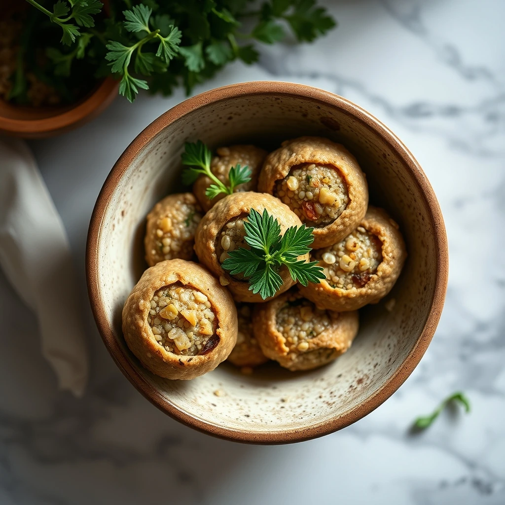 Baked Millet and Parsley Nests: A Foraging Delight for Small Pets step 1