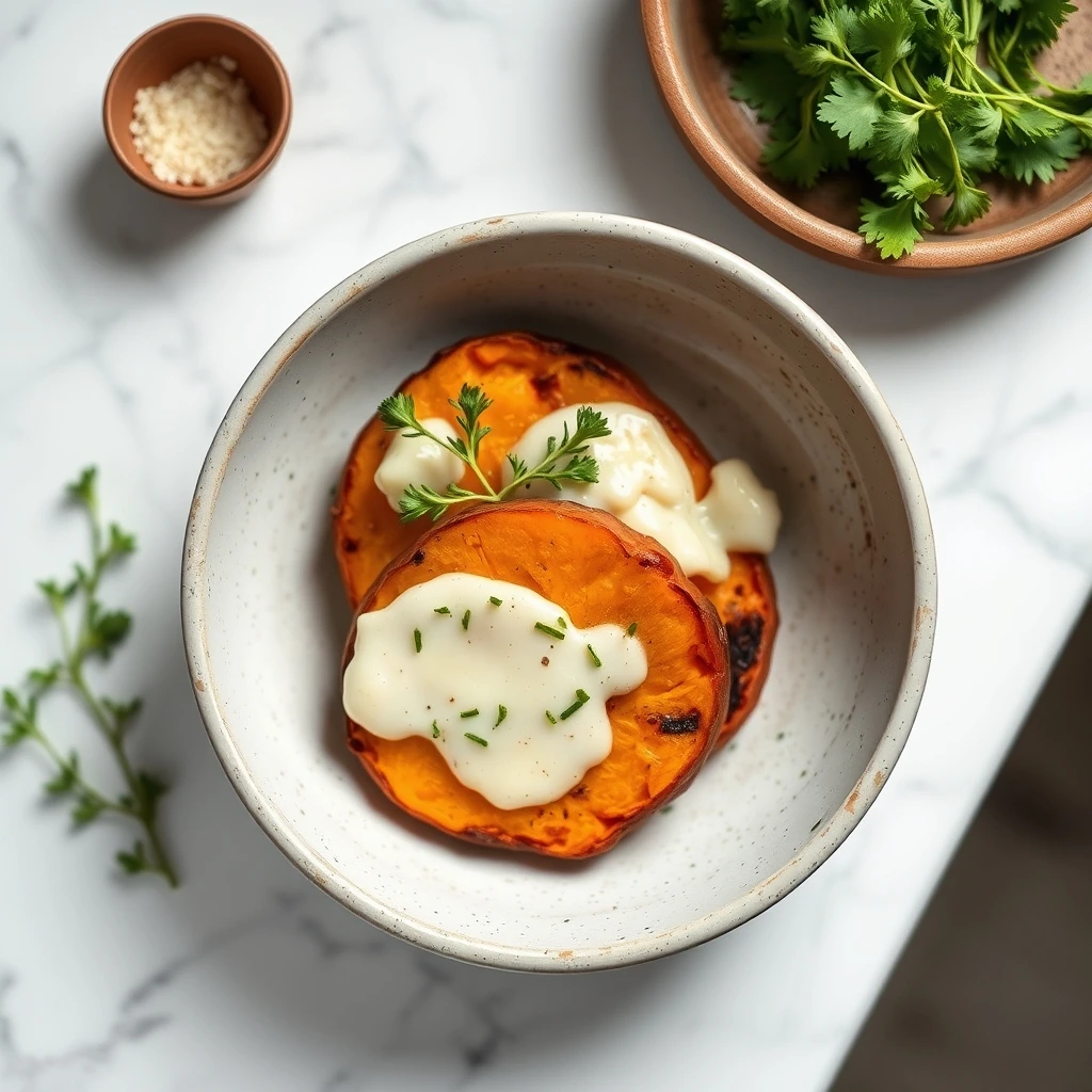 Baked Sweet Potato & Herb Medallions: A Wholesome Treat for Dogs, Rabbits, and Small Pets step 1