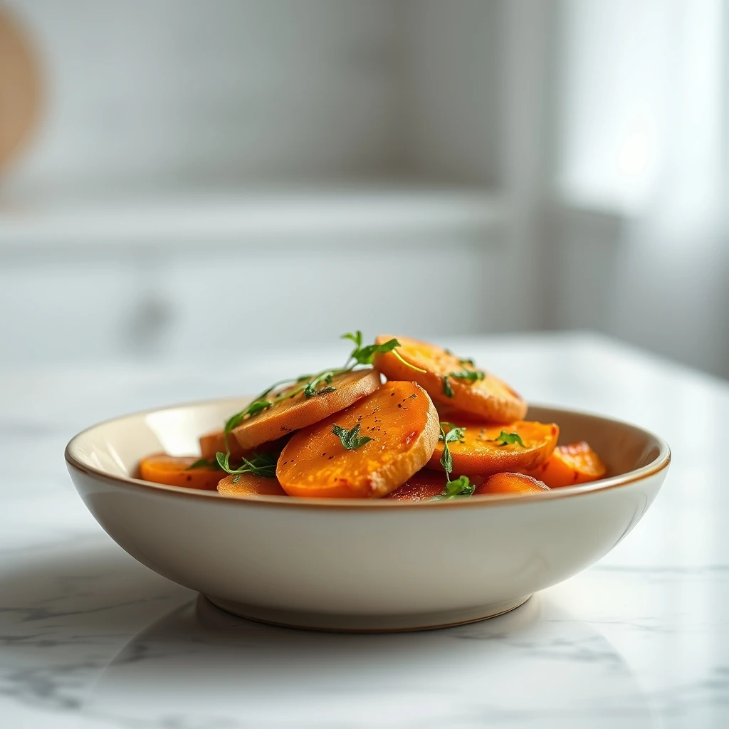 Baked Sweet Potato & Herb Medallions: A Wholesome Treat for Dogs, Rabbits, and Small Pets step 4