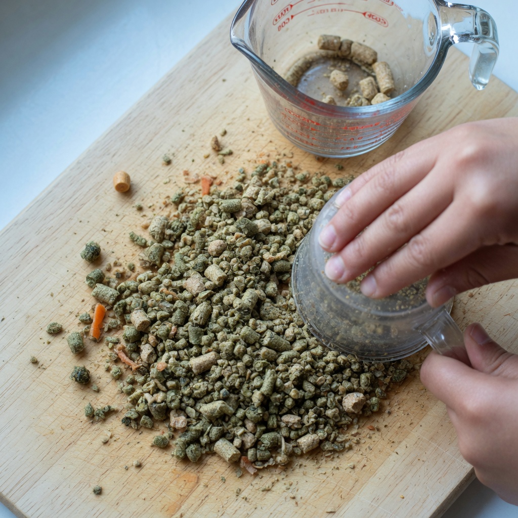 Banana Carrot Pellet Nuggets for Rabbits step 3