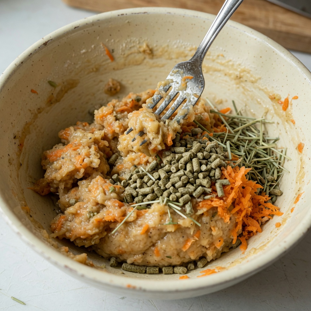 Banana Carrot Pellet Nuggets for Rabbits step 5