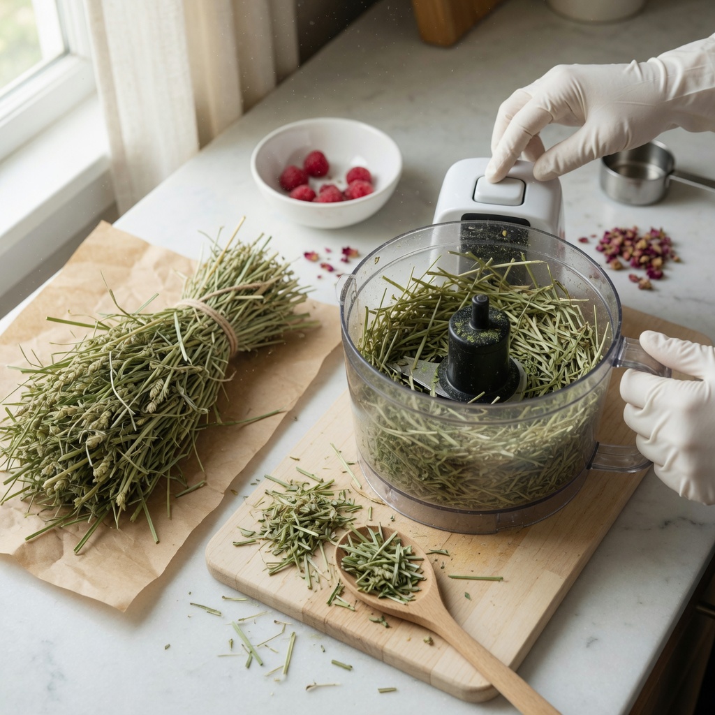 Berry Hay Rabbit Rolls: A Simple Oat-Free Treat step 2