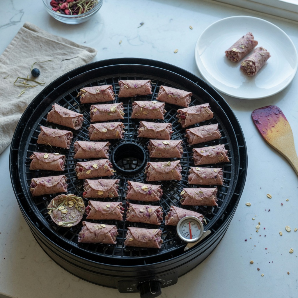 Berry Hay Rabbit Rolls: A Simple Oat-Free Treat step 6