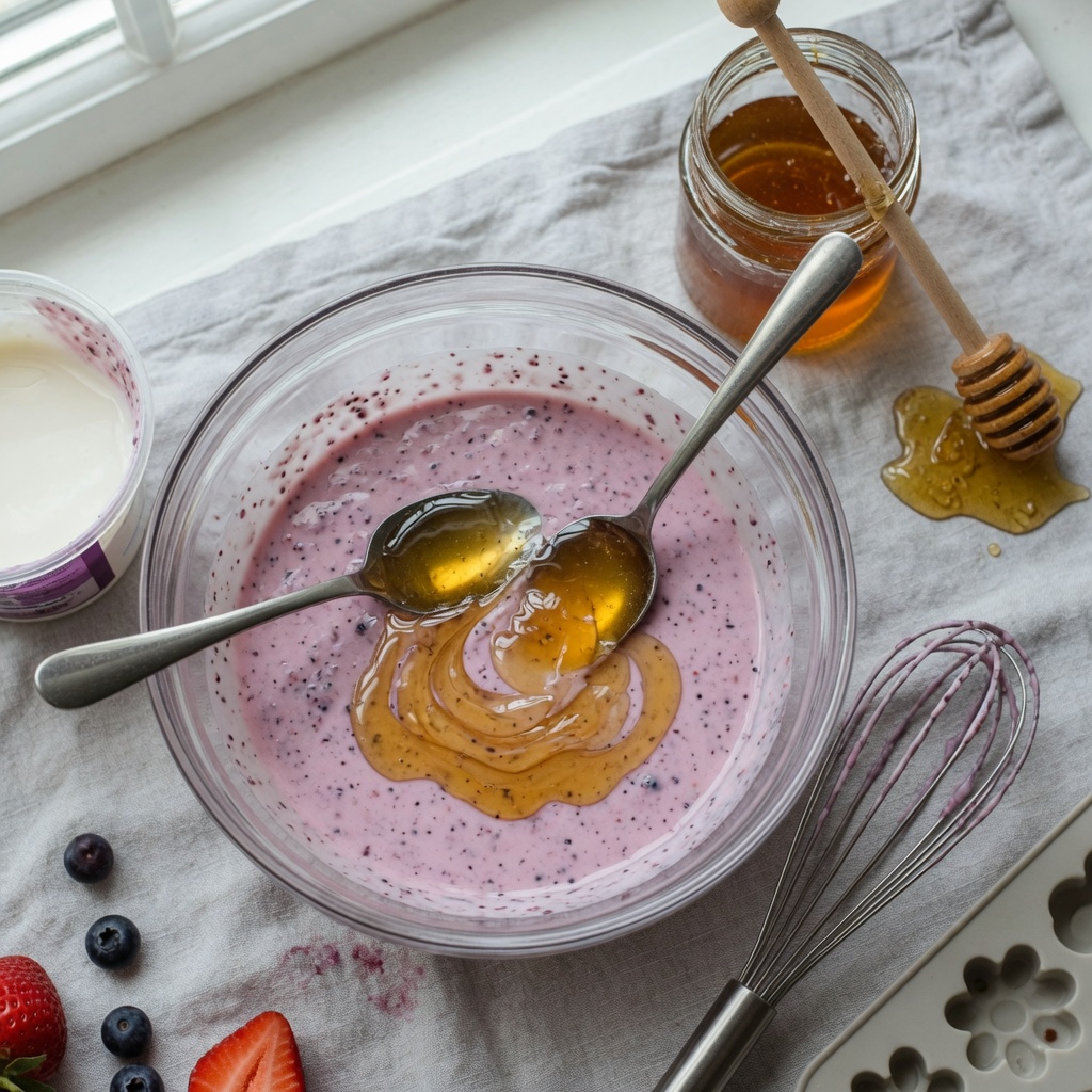 Berry Kefir Freezies step 4