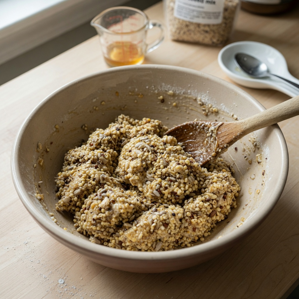 Simple Birdseed Honey Flour Bars for Your Birds step 3