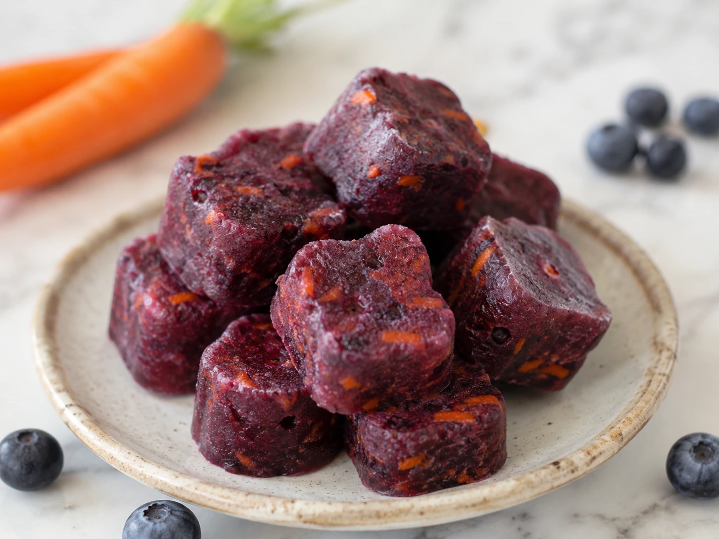 Blueberry Carrot Hydration Pops: A Cool Treat for Pets step 2