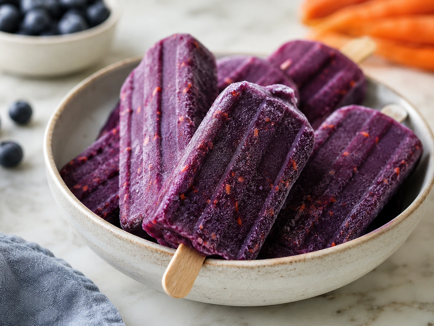 Blueberry Carrot Hydration Pops: A Cool Treat for Pets step 4