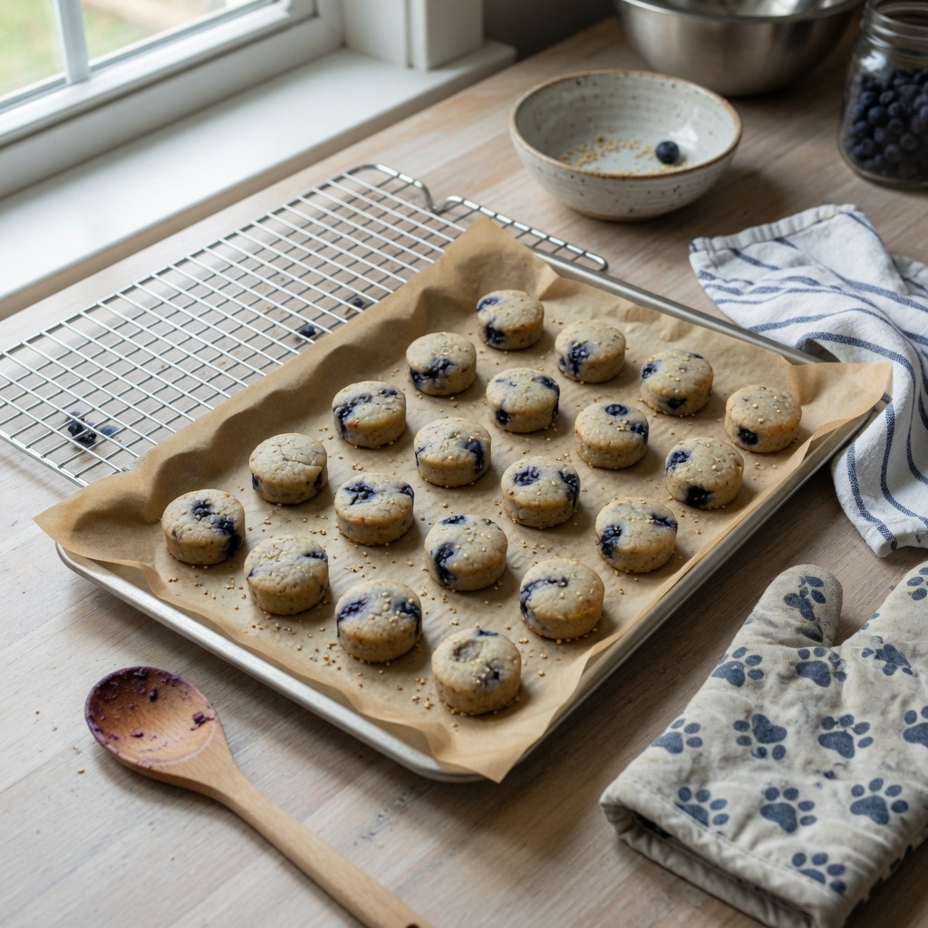 Blueberry Quinoa Dog Bites step 6