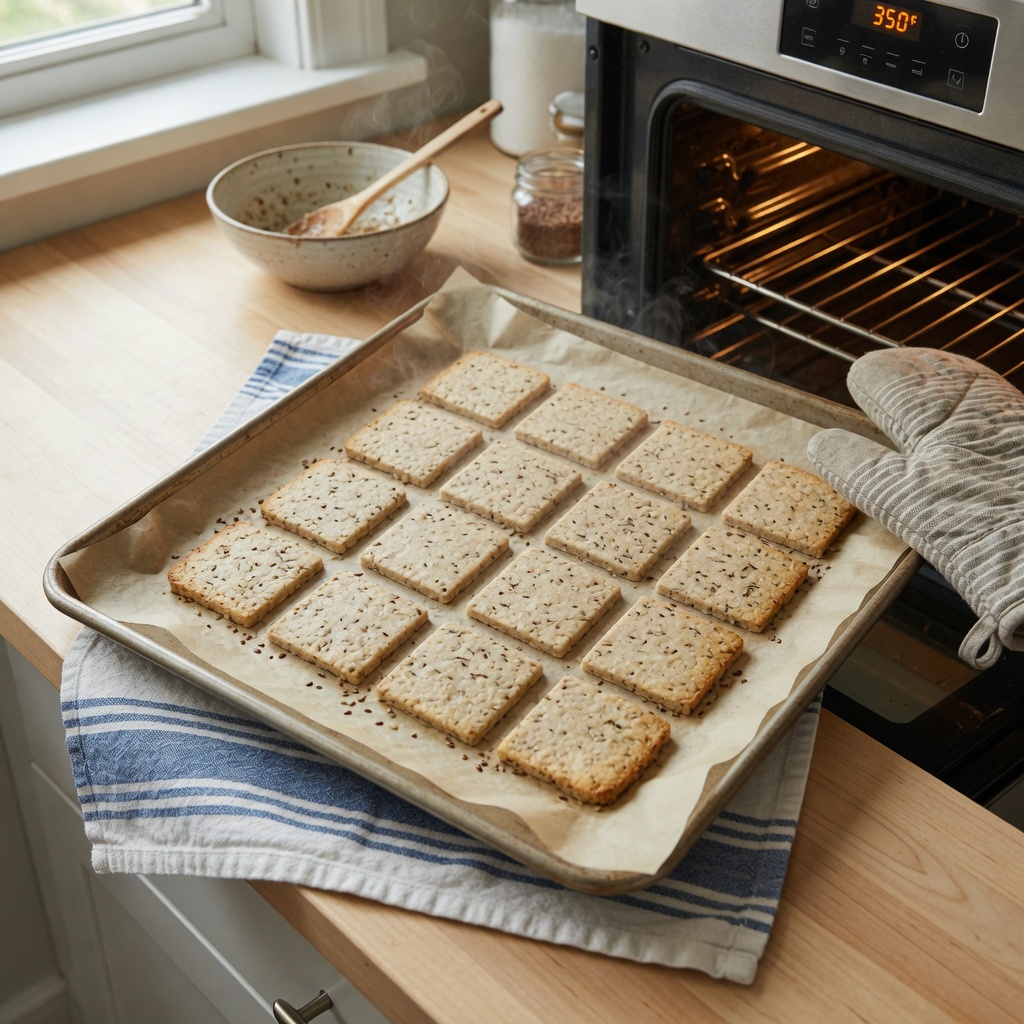Brown Rice Flax Cat Squares step 6