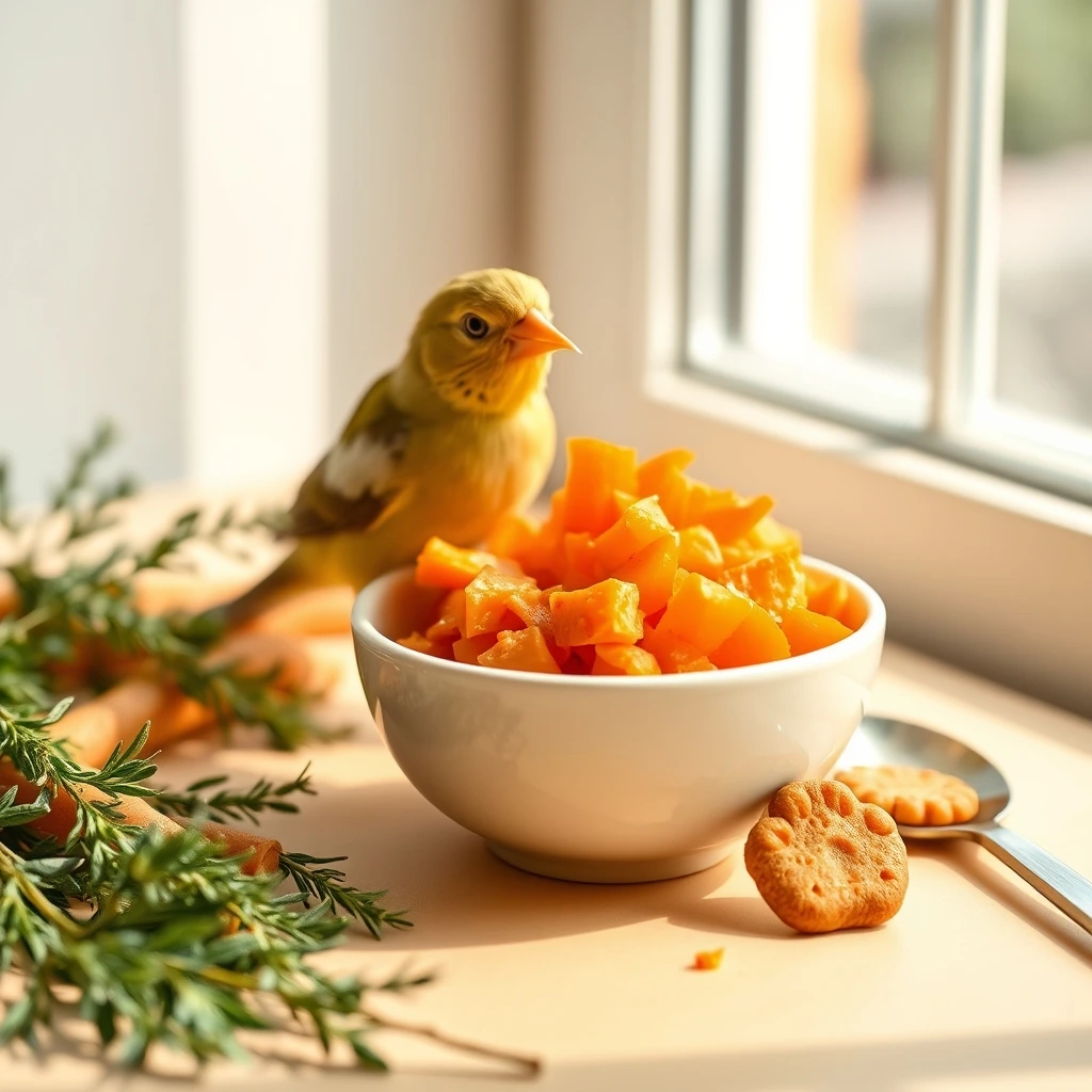 Carrot Apple Bird Snack Cup