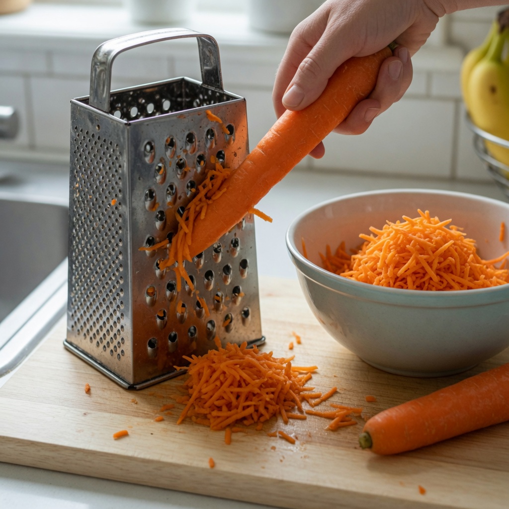 Simple No-Bake Carrot Banana Nibbles for Rabbits step 1