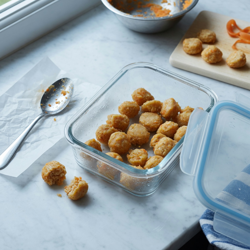 Simple No-Bake Carrot Banana Nibbles for Rabbits step 7