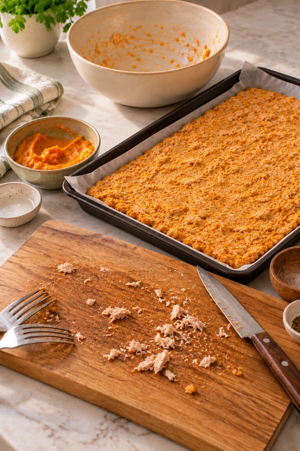 Cats Rabbit and Pumpkin Oven-Baked Crumble