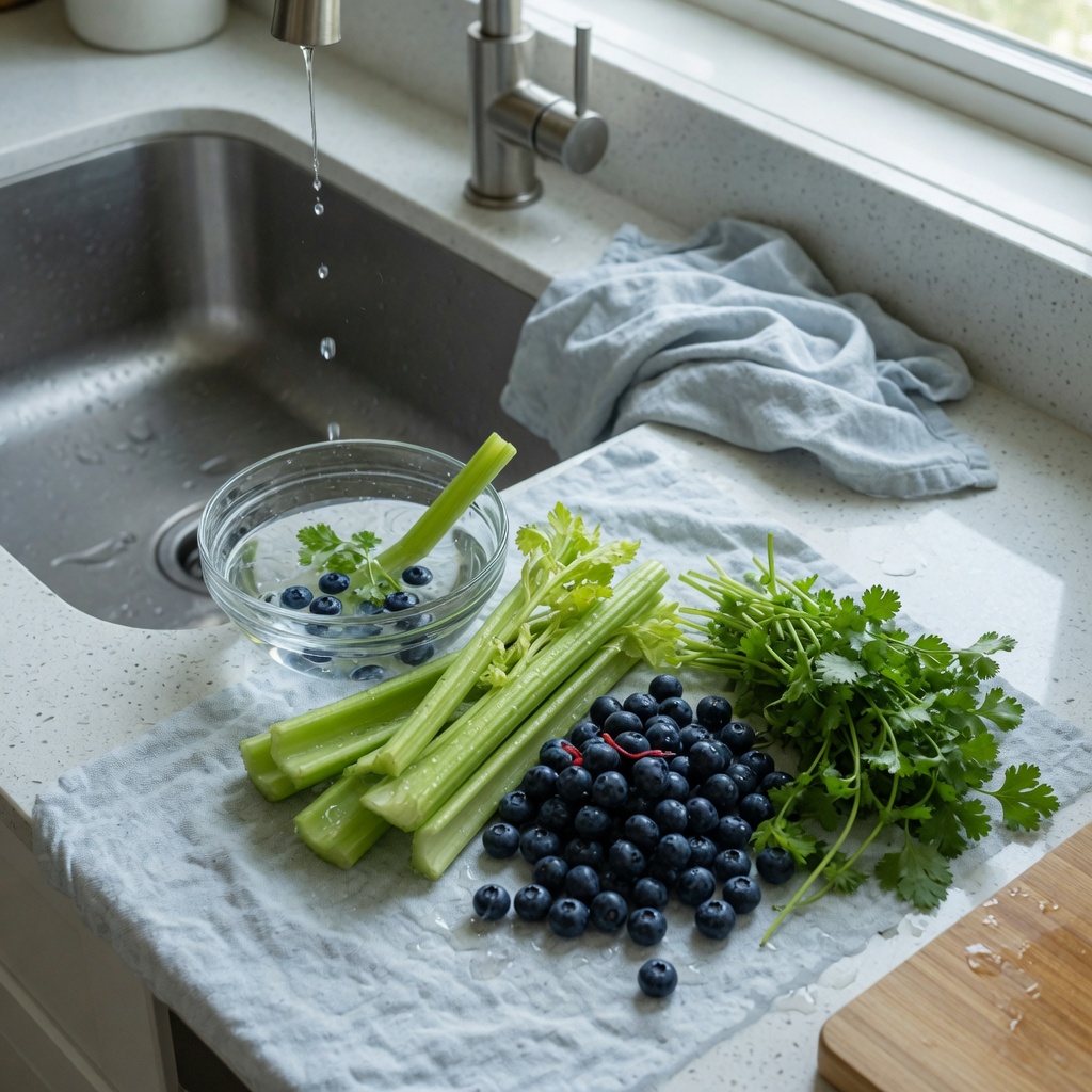 No-Bake Celery Blueberry Rabbit Bites