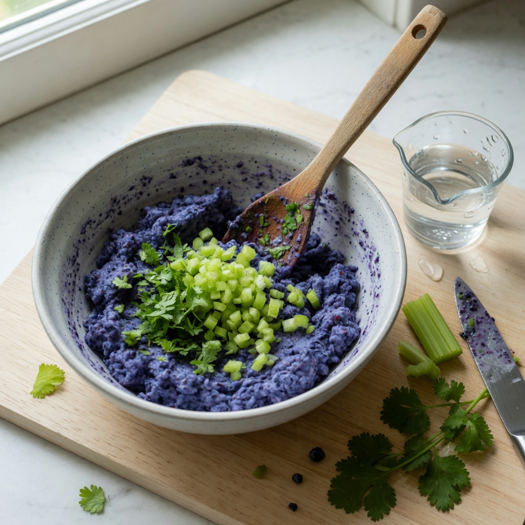 No-Bake Celery Blueberry Rabbit Bites step 5