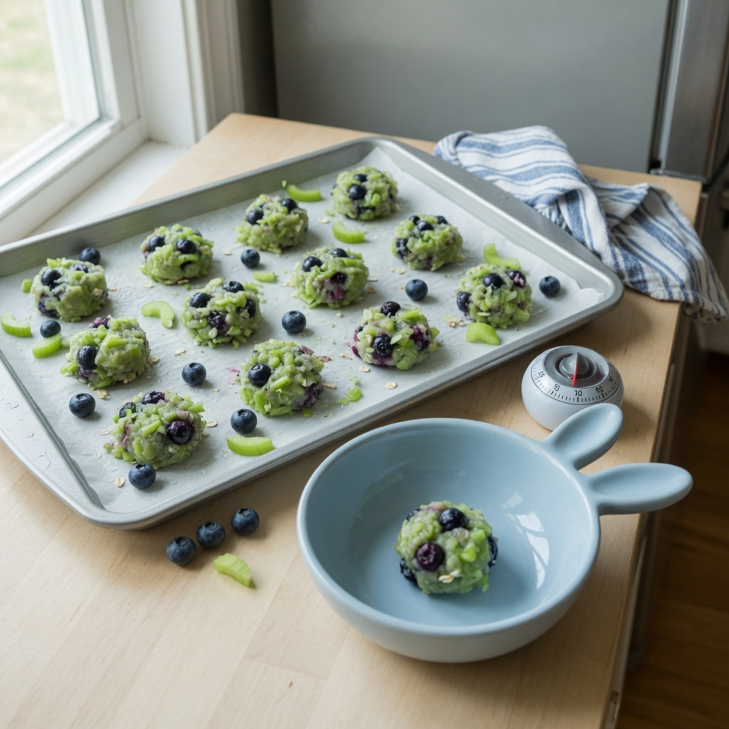 No-Bake Celery Blueberry Rabbit Bites step 7