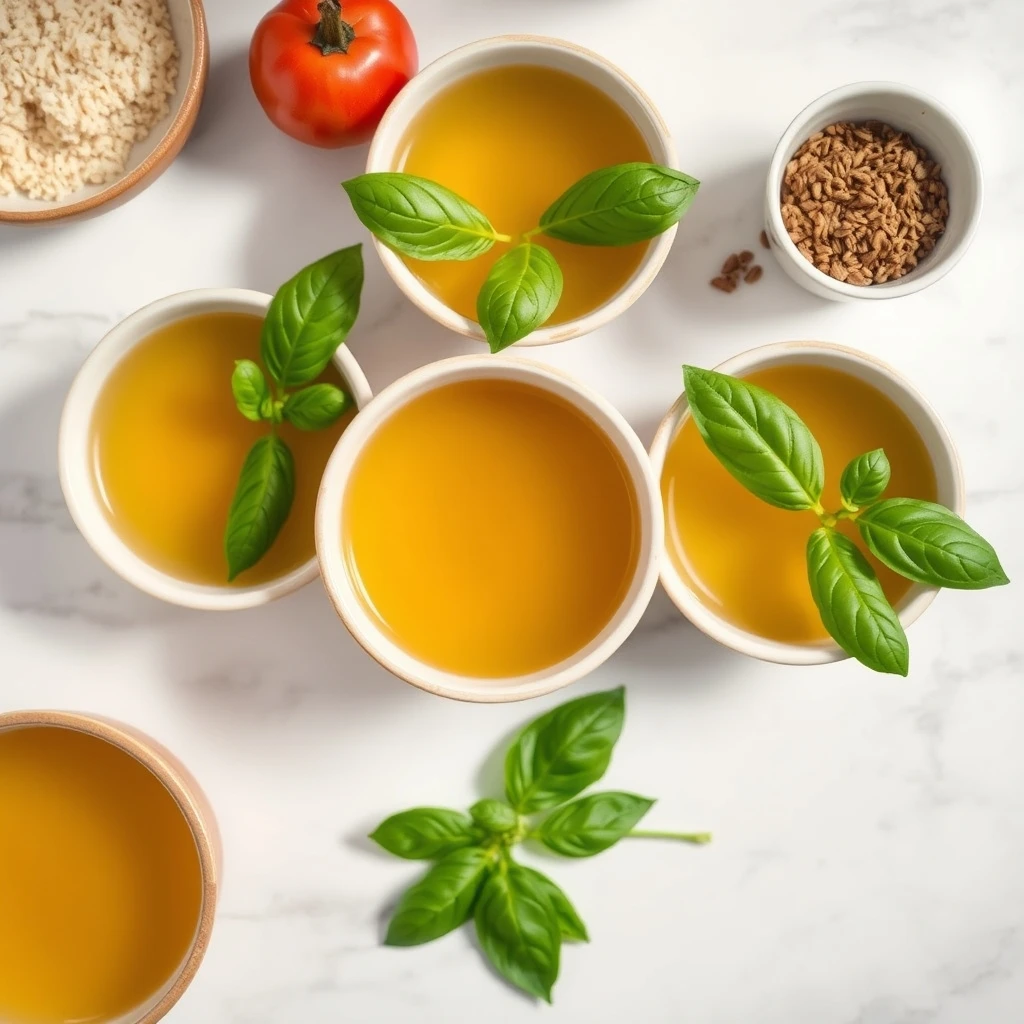 Chicken & Basil Broth Pops: a Refreshing Frozen Treat for Dogs and Cats step 1
