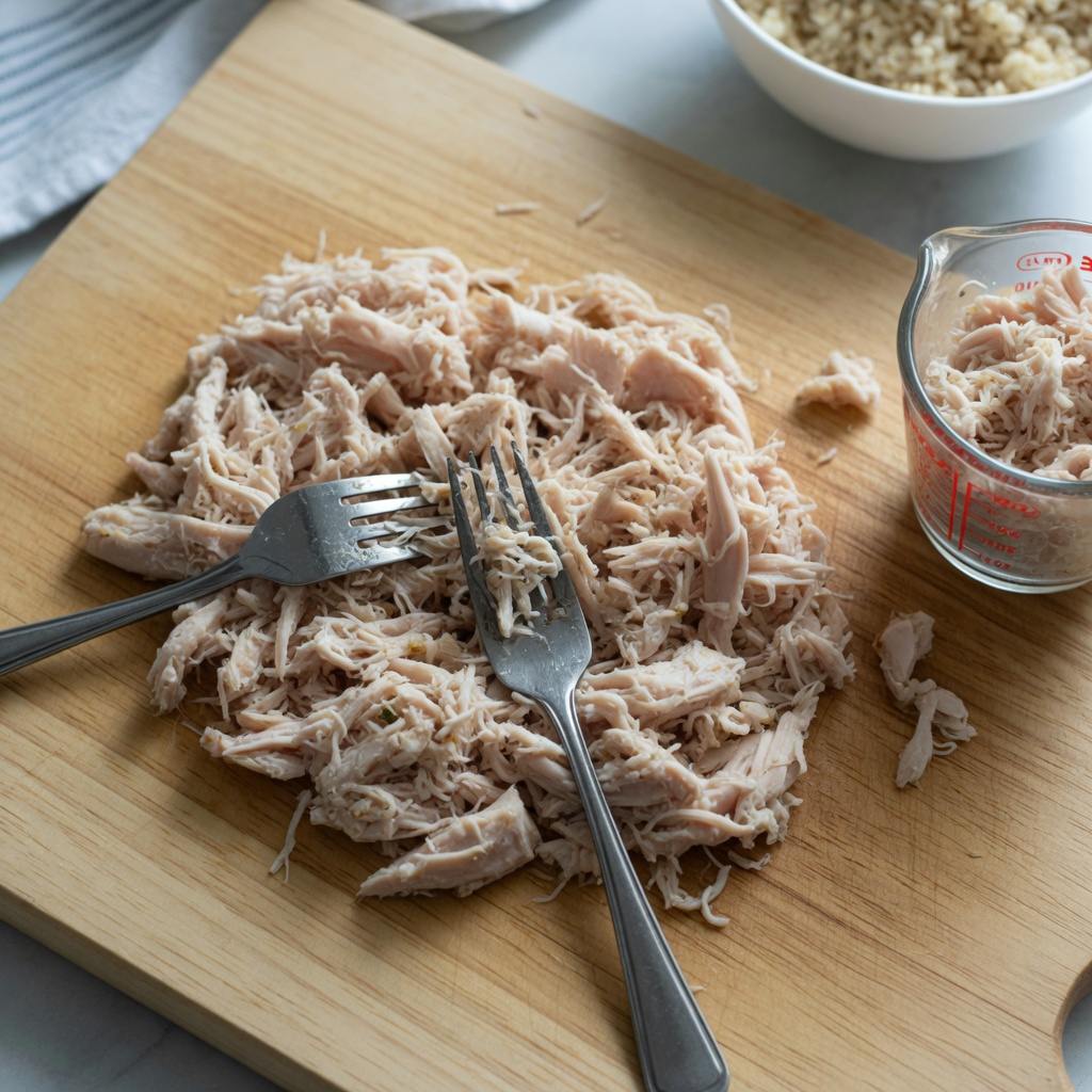 Chicken and Brown Rice Dog Bites step 1