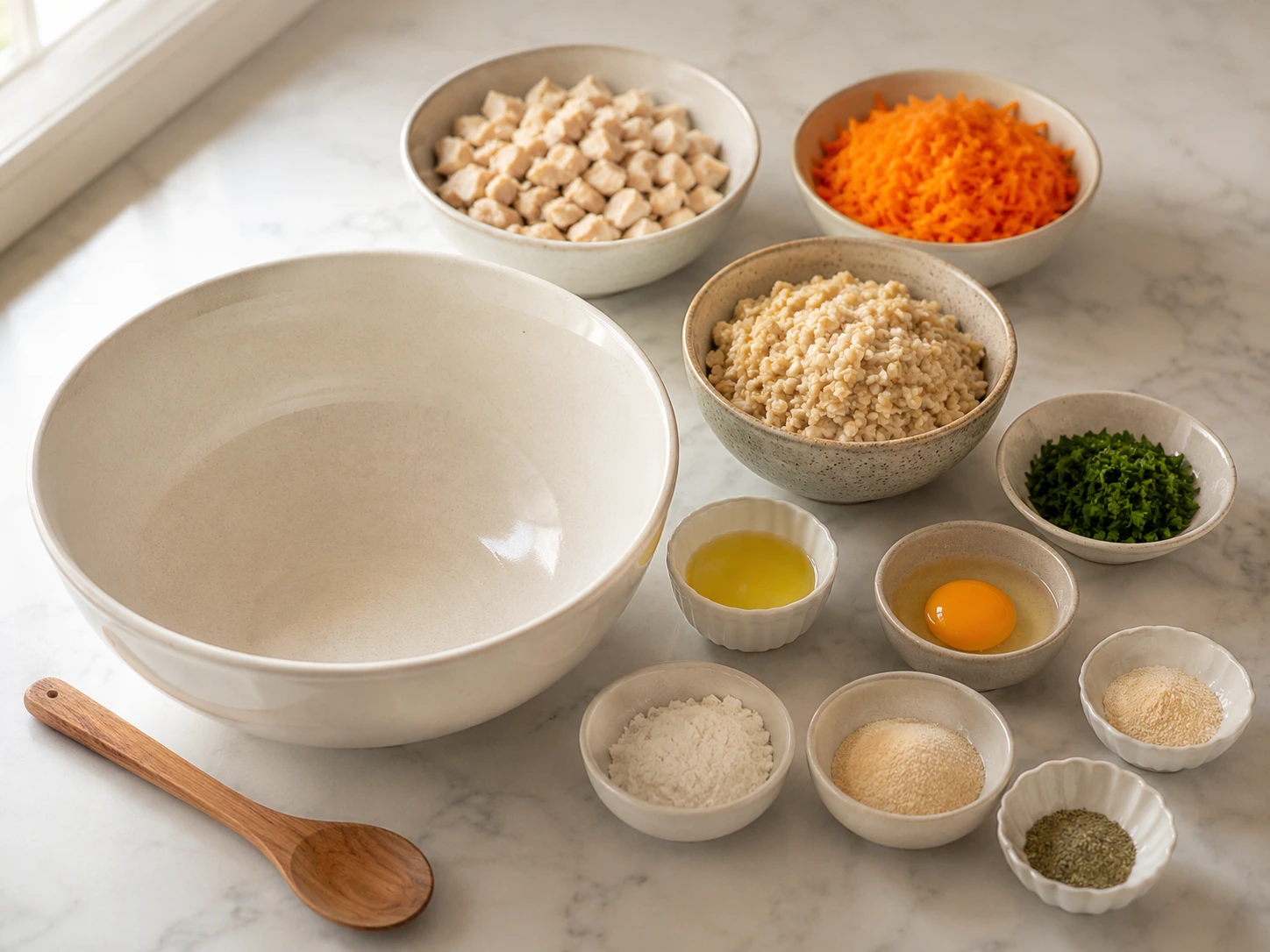 Chicken and Carrot Savory Layered Cat Food Loaf for Homemade Meal Planning step 1