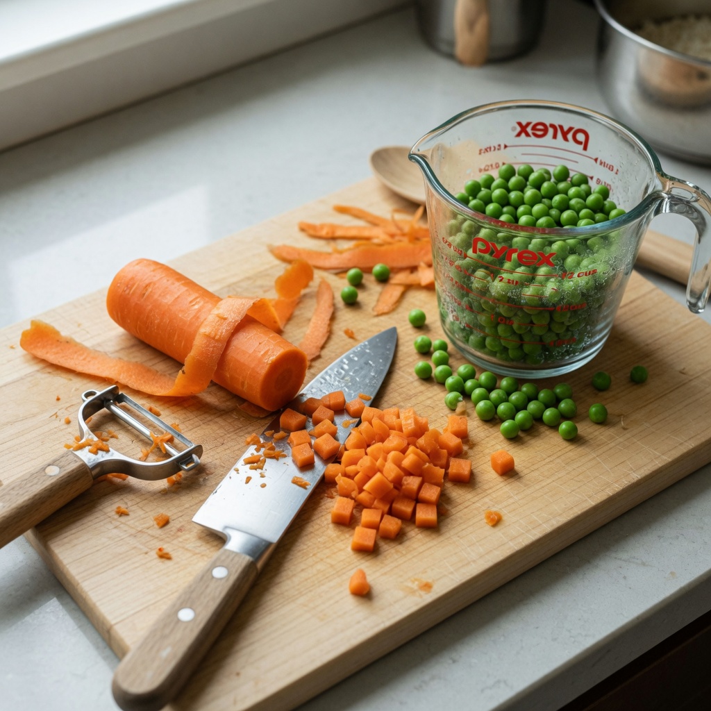 Chicken Brown Rice Medley Dog Food Topper step 4