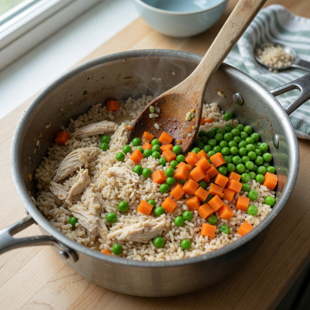 Chicken Brown Rice Medley Dog Food Topper step 5