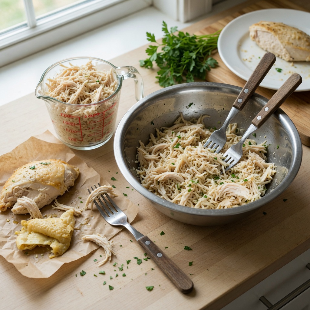 Chicken Parsley Dog Biscuits step 1