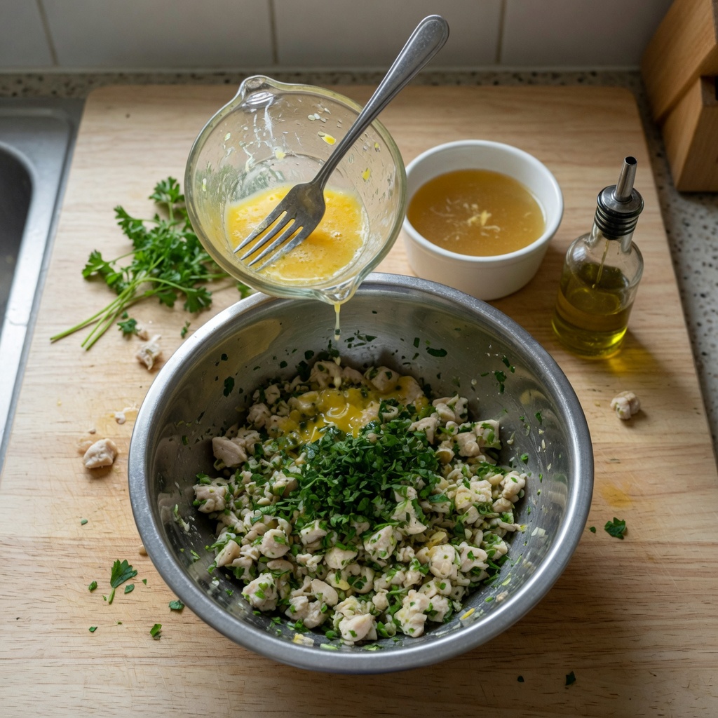 Chicken Parsley Dog Biscuits step 3