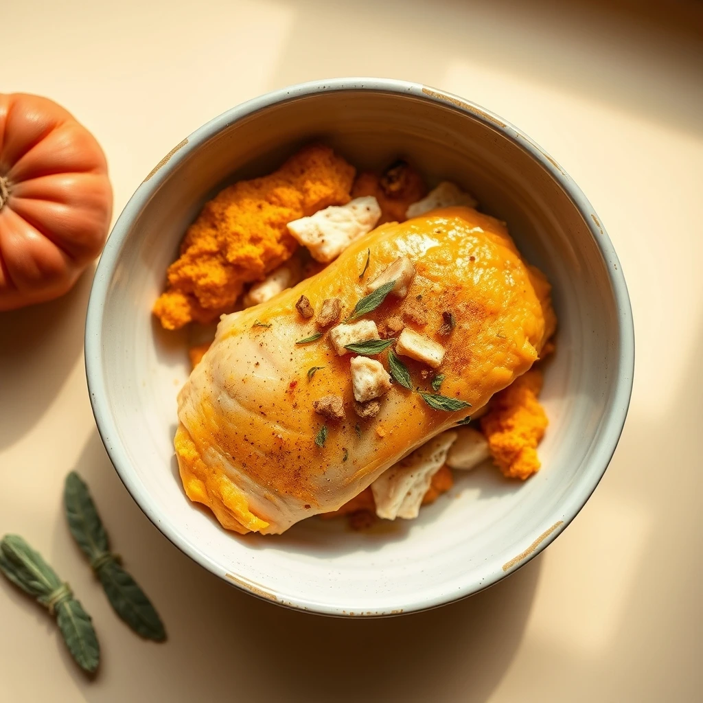 Chicken Pumpkin Cat Topper