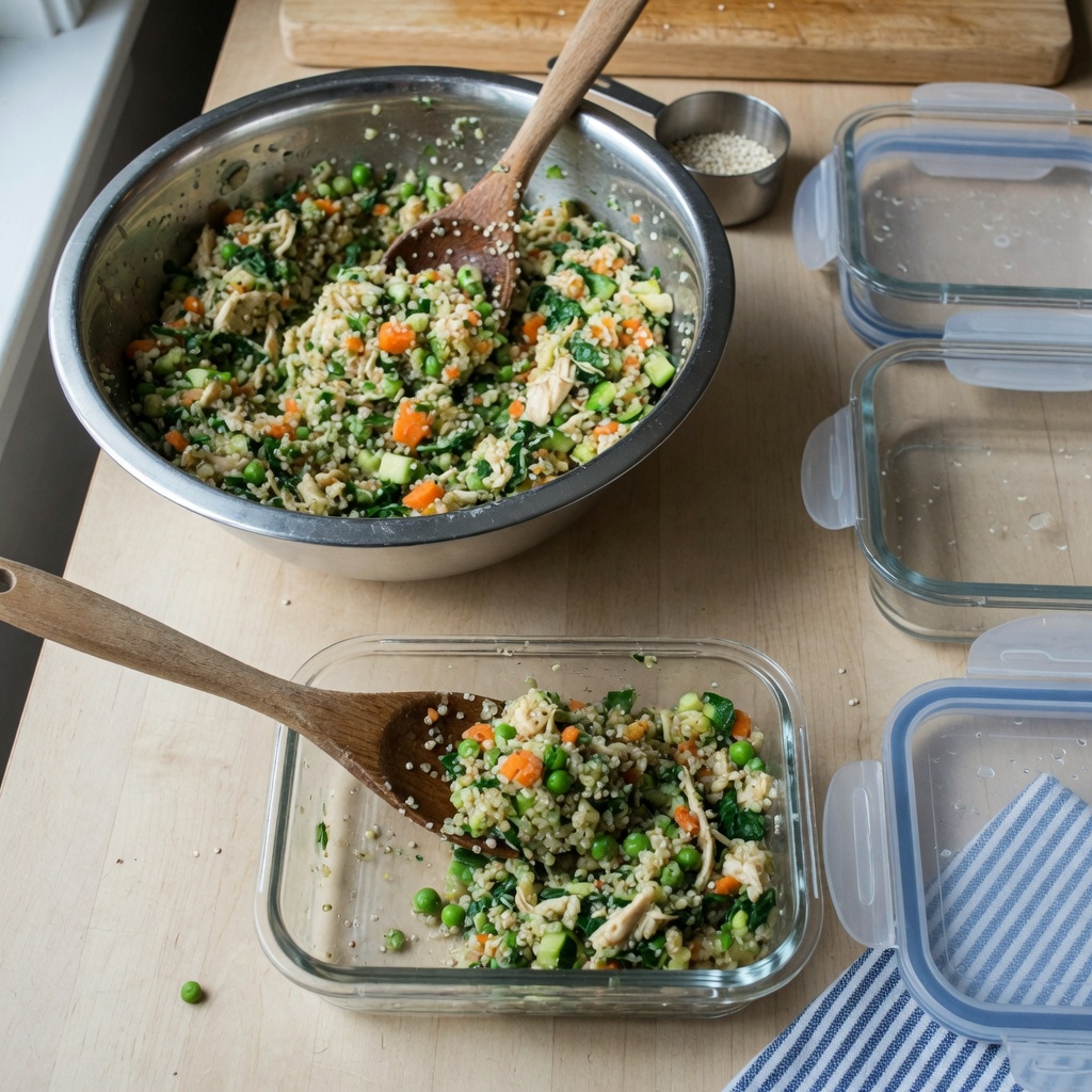 Chicken Quinoa Veggie Bowl for Dogs step 7