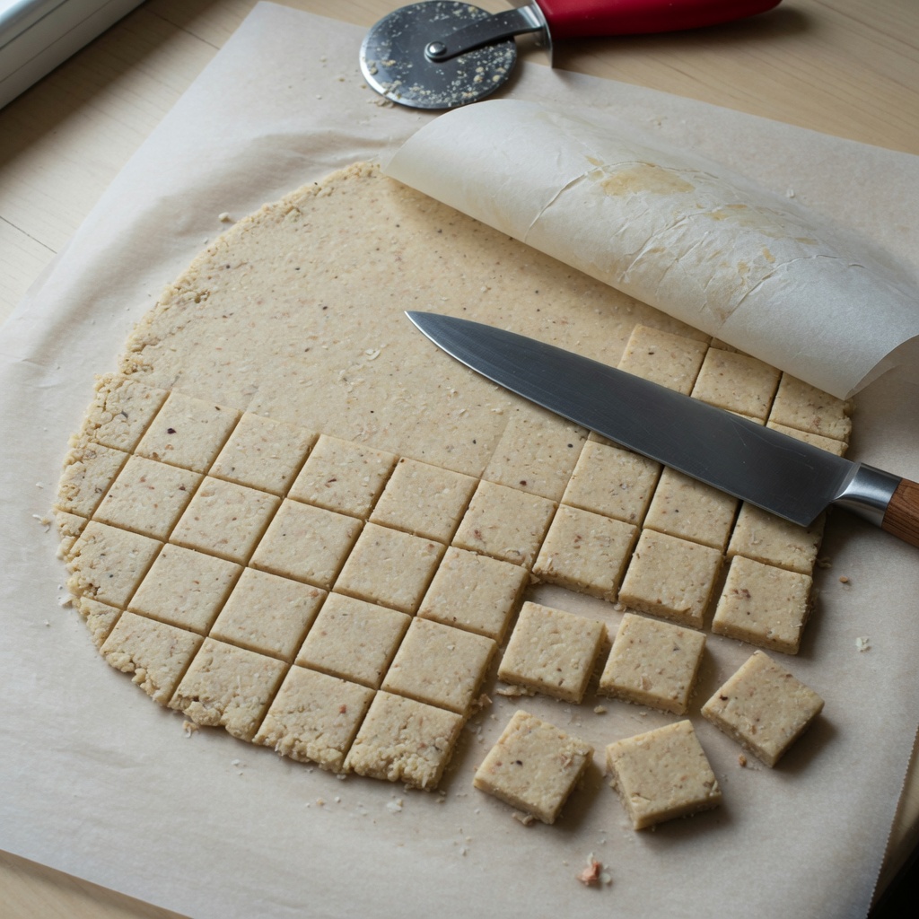 Coconut Flour Tuna Cat Squares step 5