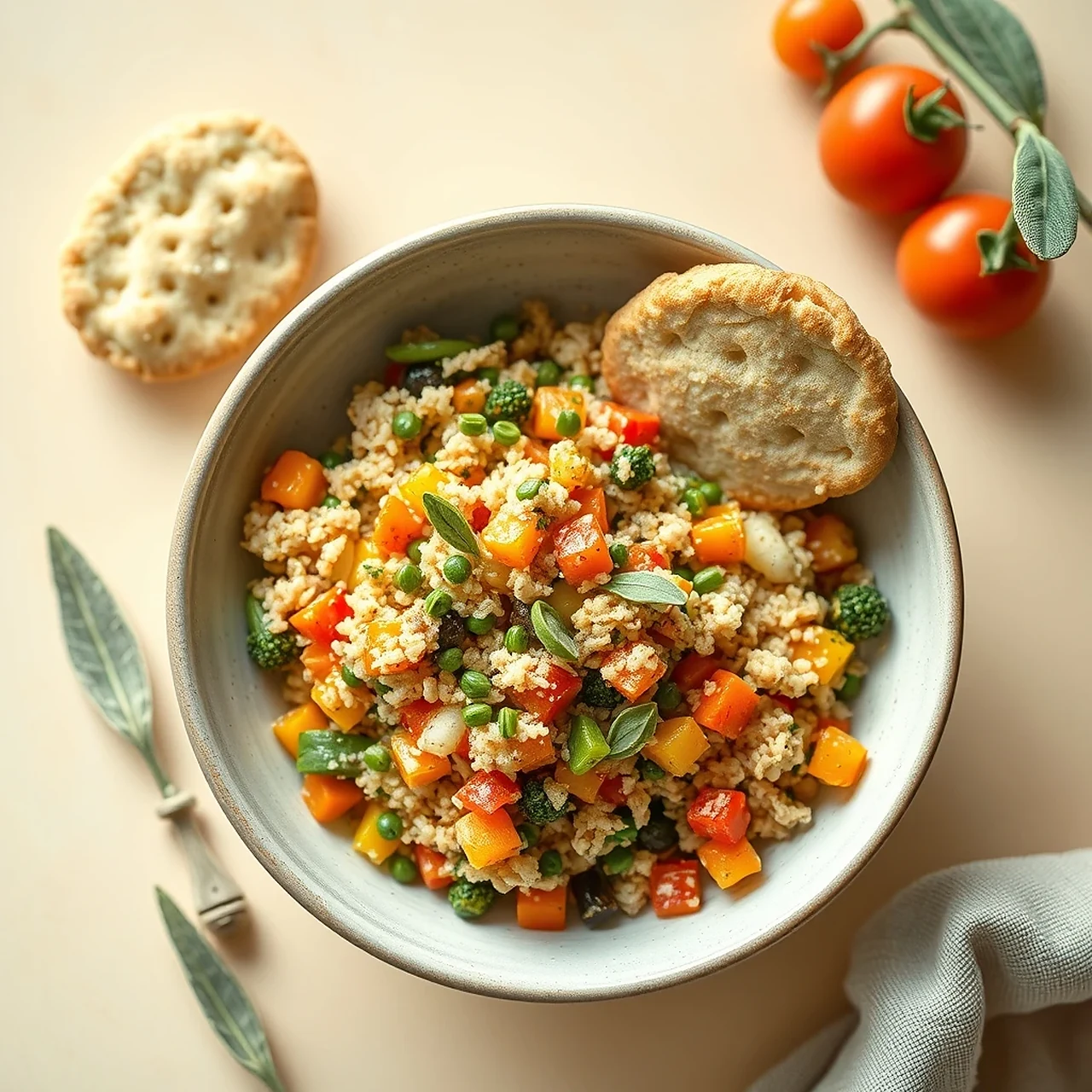 Colorful Millet Veggie Chop for Birds