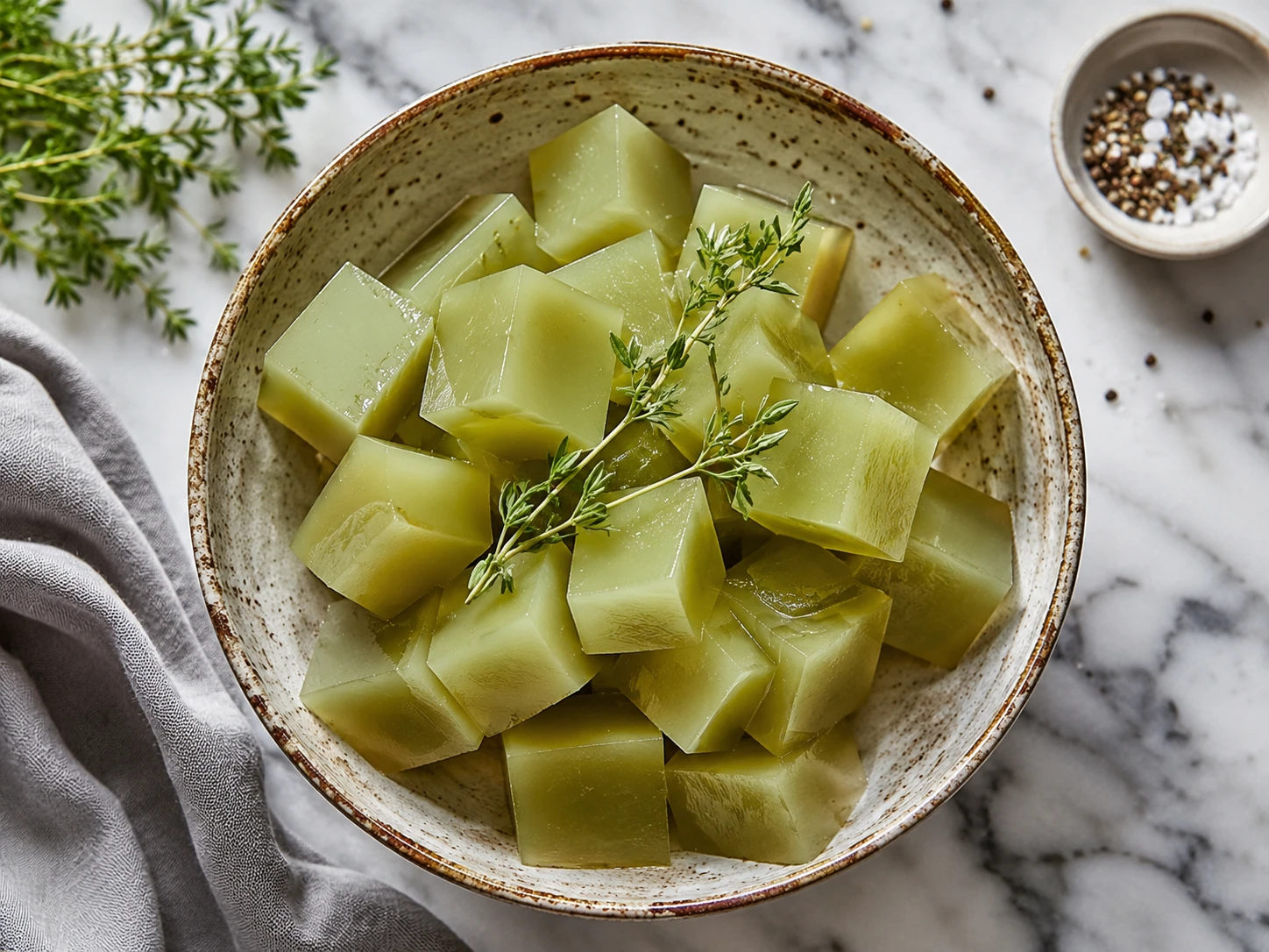 Cool & Crunchy: Frozen Green Bean Gelatin Cubes for Your Dog step 1