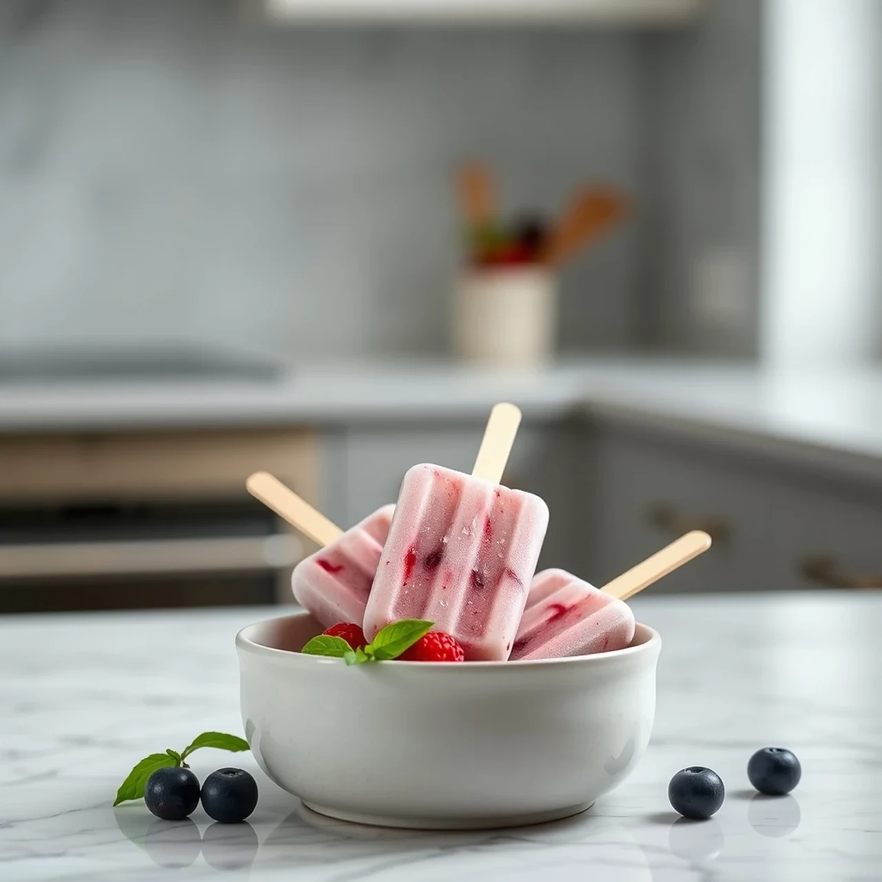 Cool Comfort: Frozen Berry and Basil Enrichment Pops for Your Small Herbivore