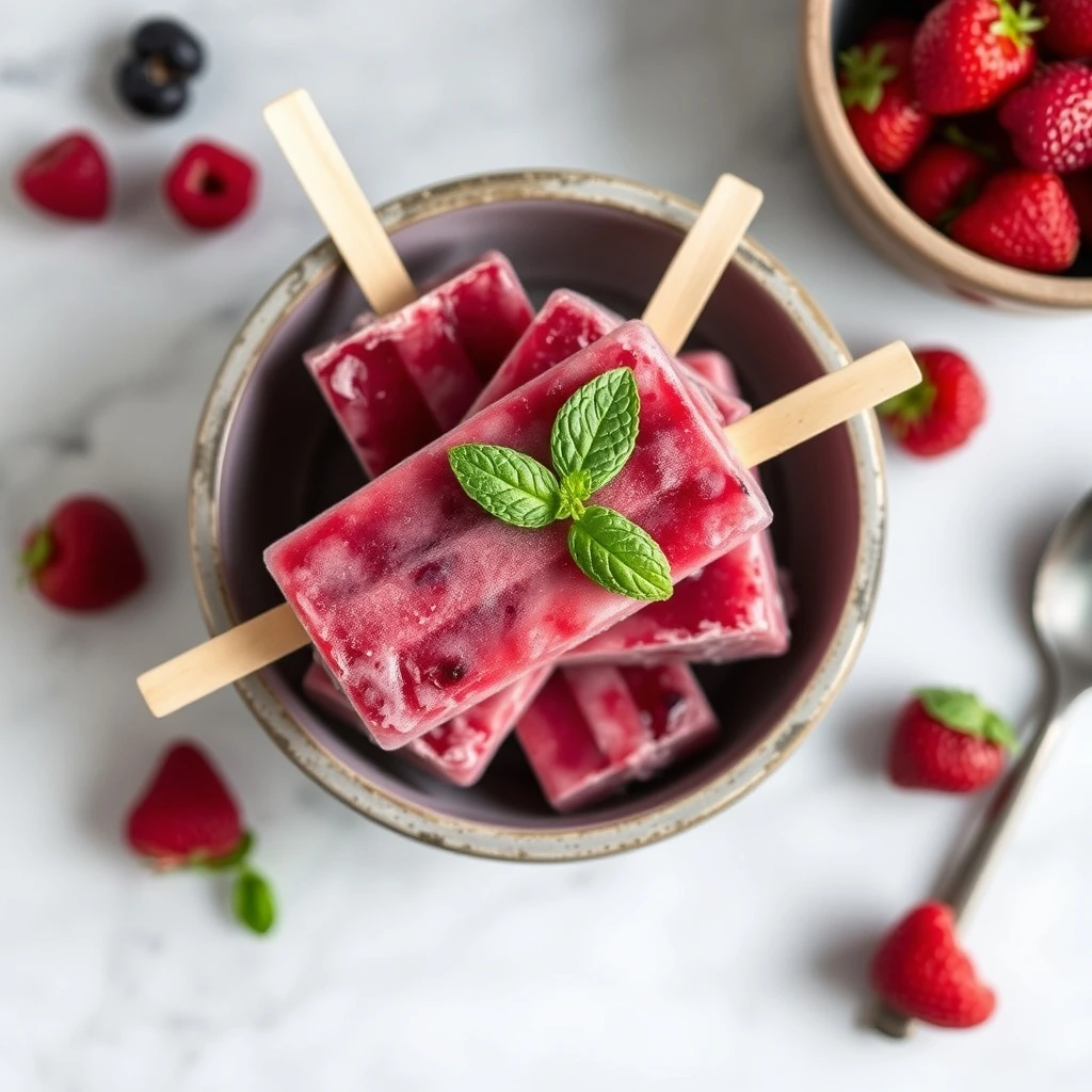 Cool Comfort: Frozen Berry and Basil Enrichment Pops for Your Small Herbivore step 1