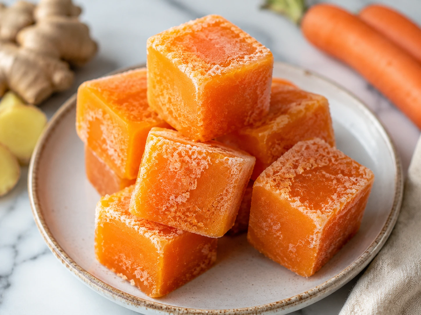 Cool Down Your Canine: Carrot Ginger Hydration Cubes step 2
