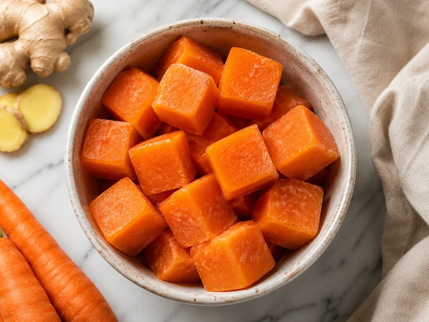 Cool Down Your Canine: Carrot Ginger Hydration Cubes step 6