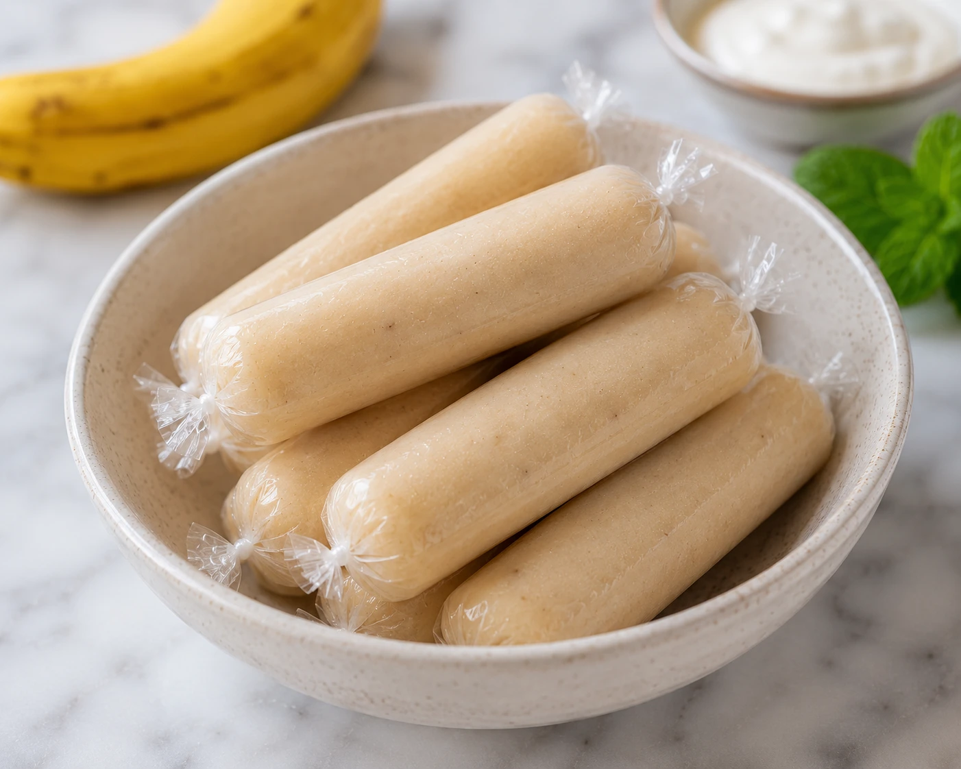 Cool Down Your Canine with 3-Ingredient Banana Yogurt Freezies step 4