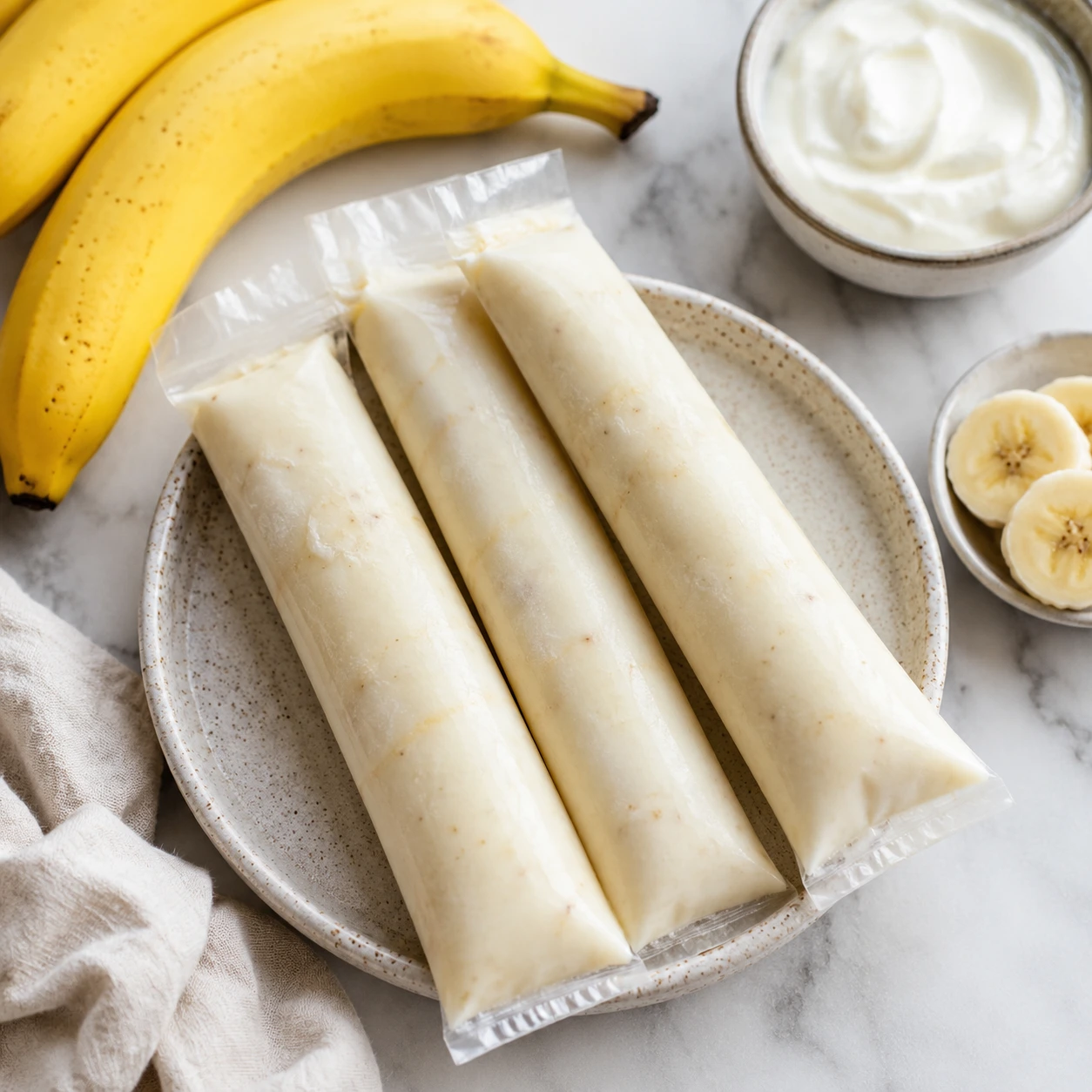 Cool Down Your Canine With 3-Ingredient Banana Yogurt Freezies
