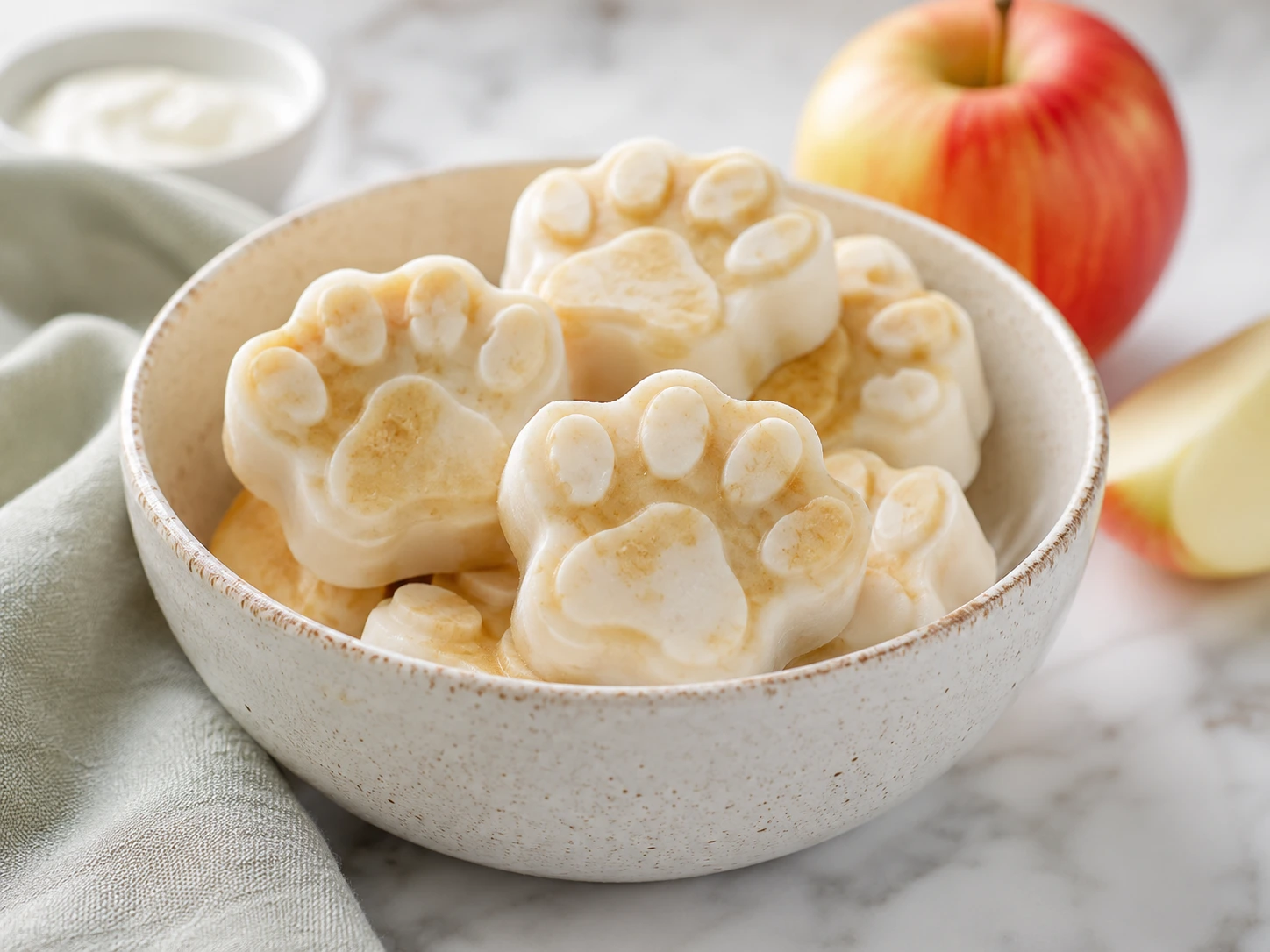 Cool Down Your Canine With Apple & Yogurt Swirl Pupsicles