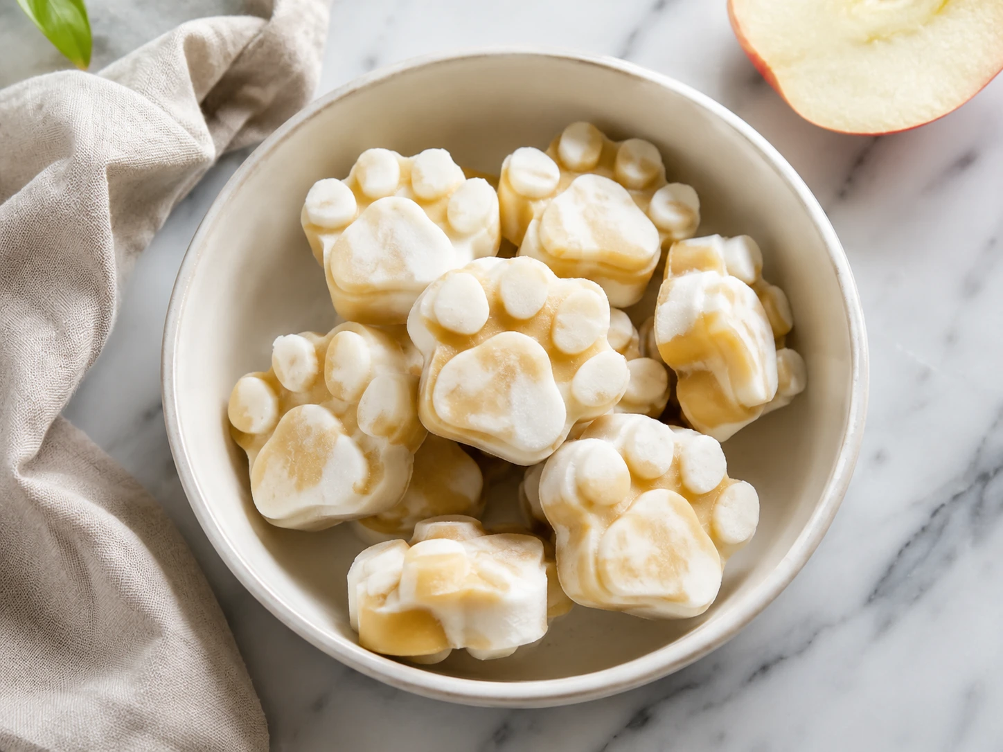 Cool Down Your Canine with Apple & Yogurt Swirl Pupsicles step 6