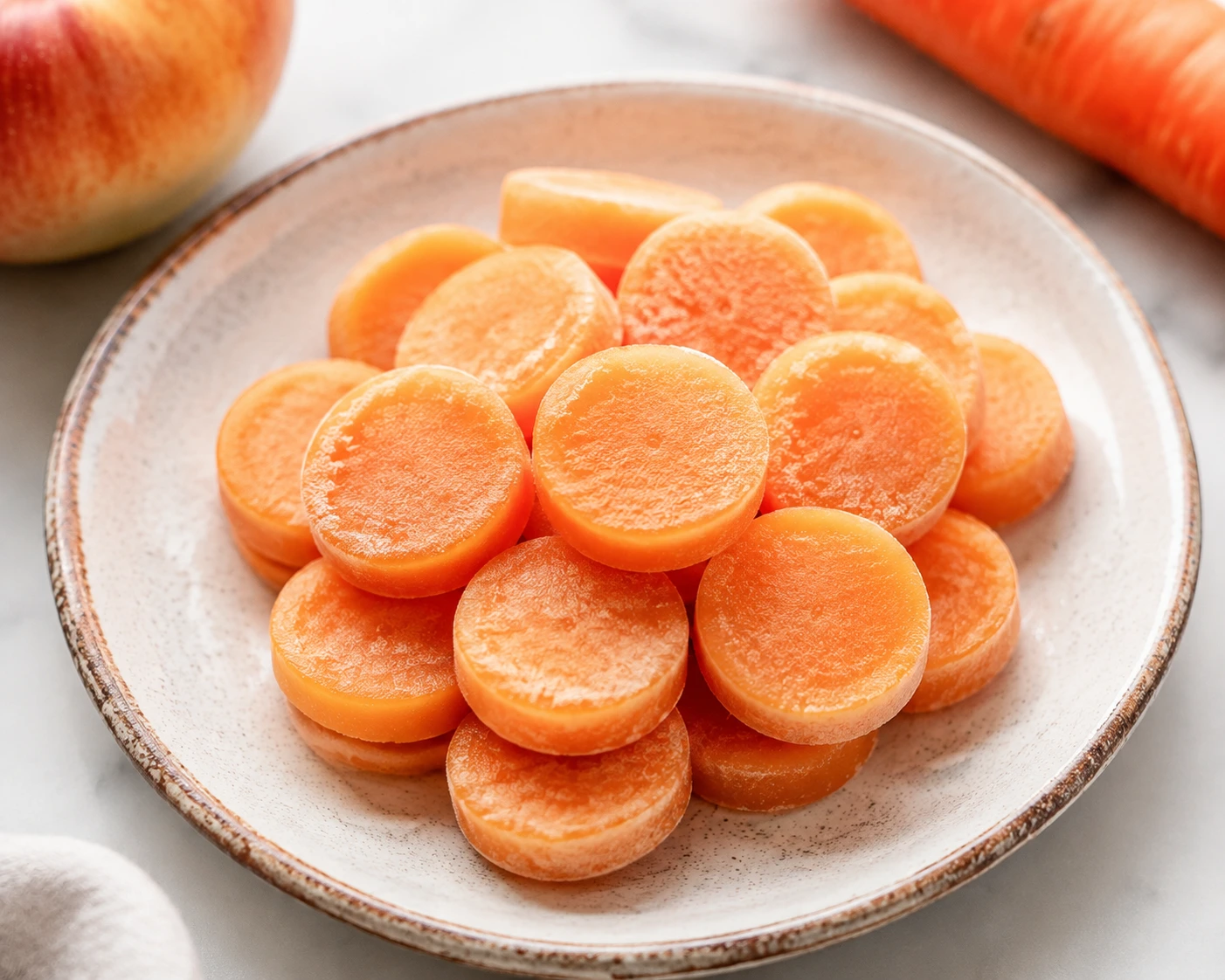 Cooling Apple & Carrot Puree Dots: A Refreshing Treat for Your Small Pet step 2